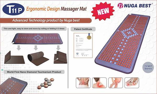 Nm Series Korea Tourmanium Stone Healing Infrared Thermal Nugabest Similar  Massage Therapy Tourmaline Mat - Massage Cushion - AliExpress